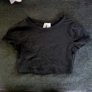 Small Black H&M Crop Top